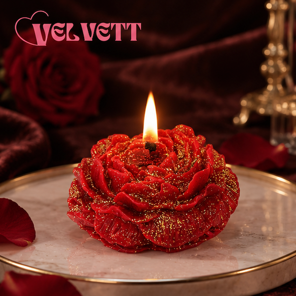 Low-Temperature Glow Wax Candle