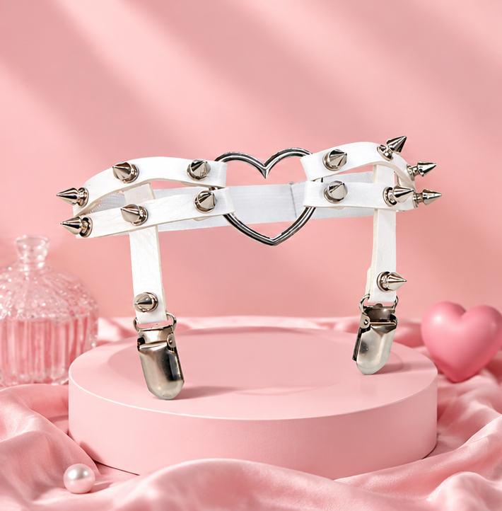 Punk Heart Leg Ring