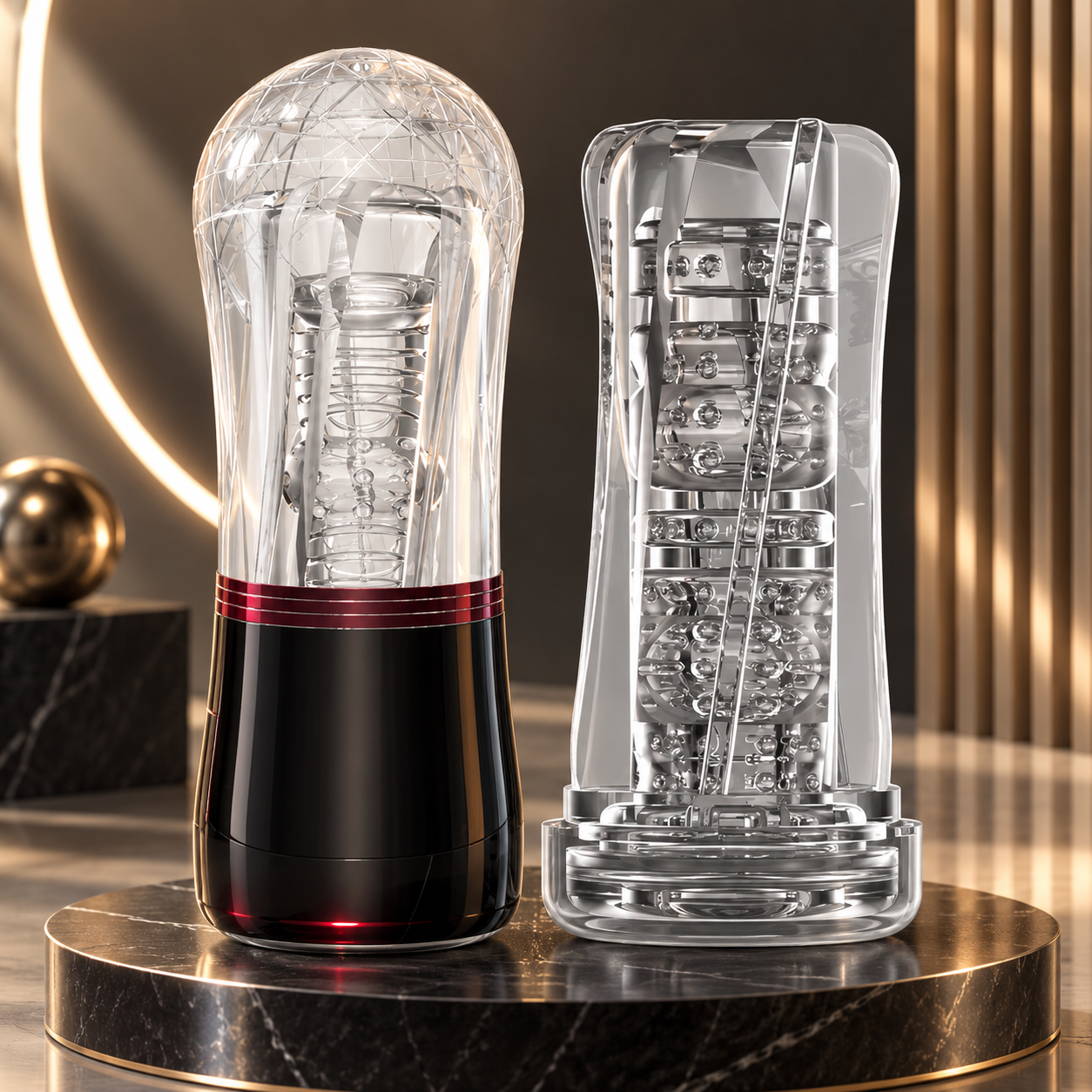 Ultra-Soft Crystal Clear Male Stroker